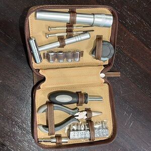 Tool case -New!  Brown with orange